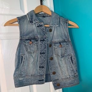 American Eagle Jean Vest. Size Small